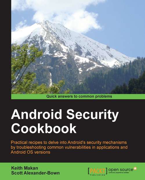 Book cover of Android Security Cookbook