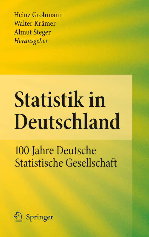 Book cover of Statistik in Deutschland