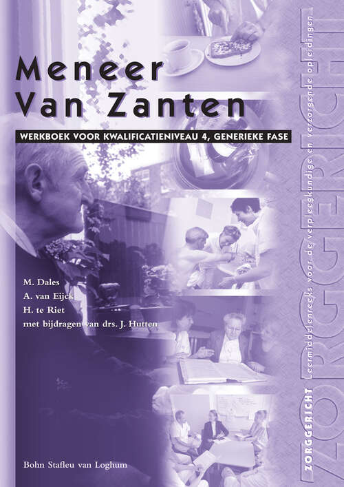 Book cover of Meneer Van Zanten