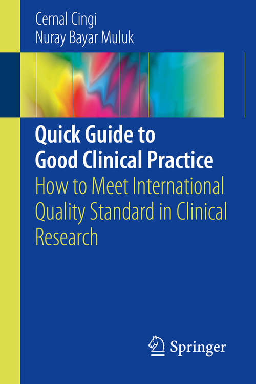 Book cover of Quick Guide to Good Clinical Practice