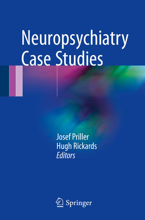 Book cover of Neuropsychiatry Case Studies
