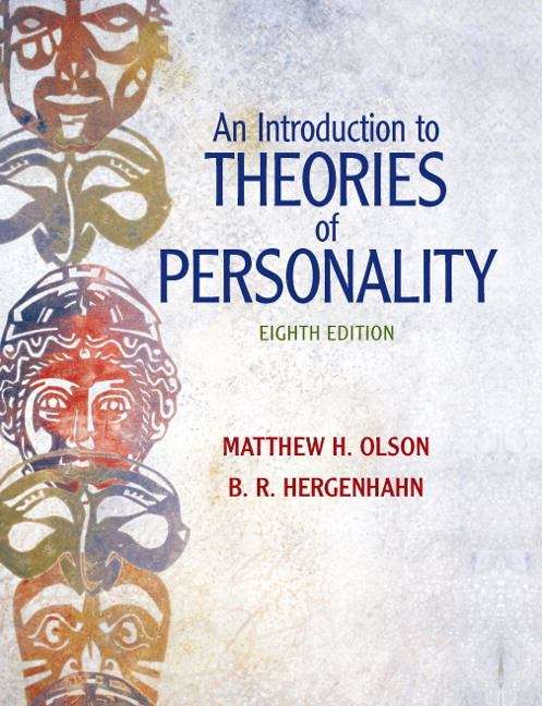 Book cover of An Introduction To Theories Of Personality