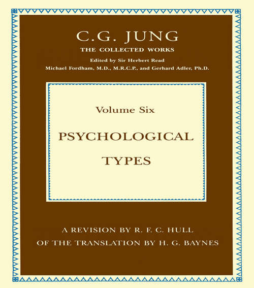 Book cover of Psychological Types: The Correspondence Of C. G. Jung And Hans Schmid-guisan, 1915-1916 (Collected Works of C.G. Jung #8)
