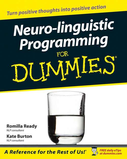 Book cover of Neuro-linguistic Programming For Dummies