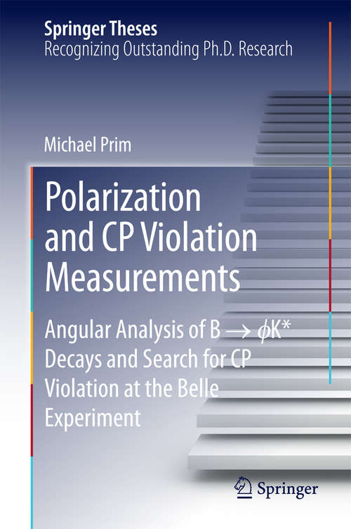 Book cover of Polarization and CP Violation Measurements