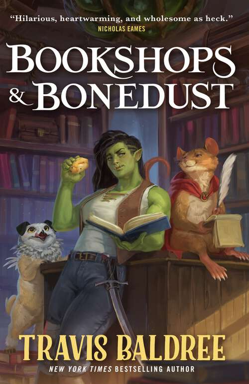 Book cover of Bookshops & Bonedust (Legends & Lattes)