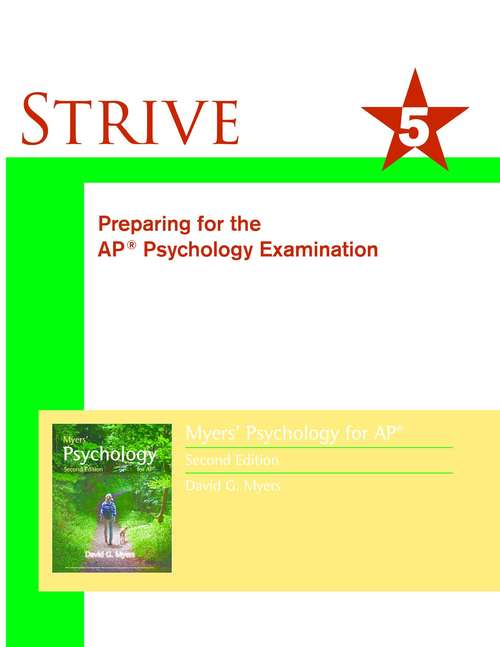 Book cover of Strive for a 5: Preparing for the AP Psychology Examination