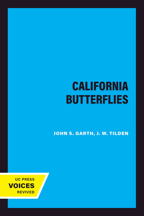 Book cover of California Butterflies (California Natural History Guides #51)