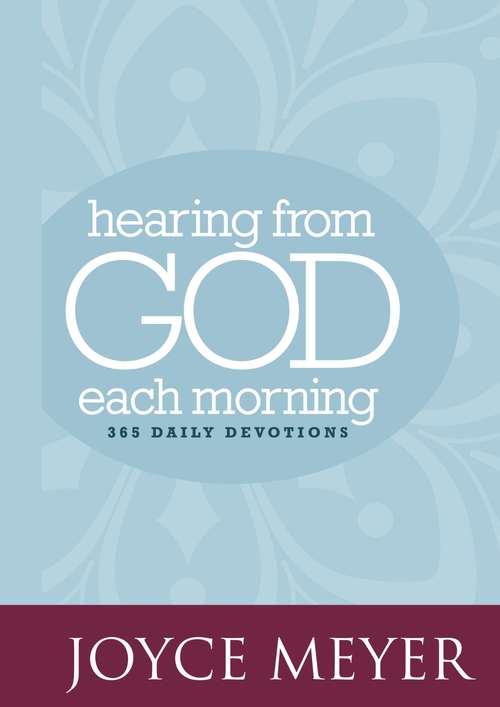 Book cover of Hearing from God Each Morning: 365 Daily Devotions