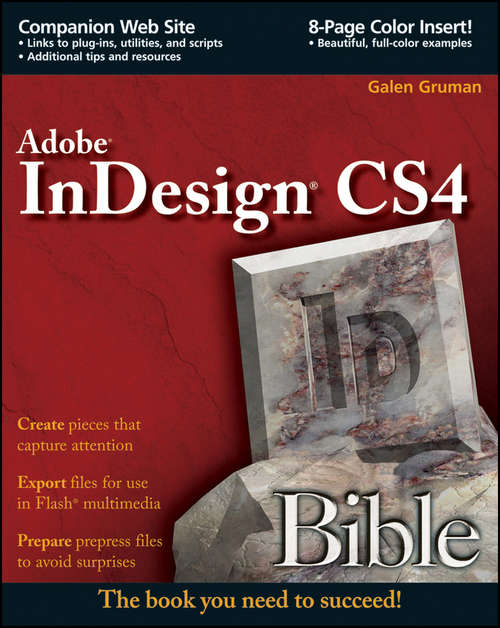Book cover of InDesign CS4 Bible