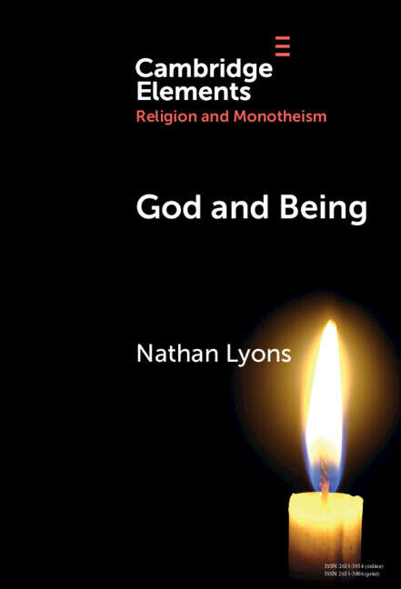 Book cover of Elements in Religion and Monotheism: God and Being
