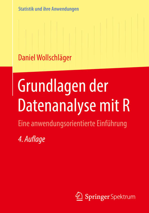 Book cover of Grundlagen der Datenanalyse mit R