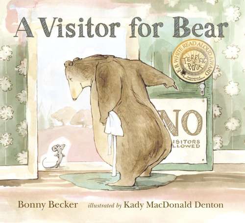 Book cover of A Visitor for Bear (Bear and Mouse)