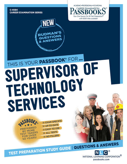 Book cover of Supervisor of Technology Services: Passbooks Study Guide (Career Examination Series)