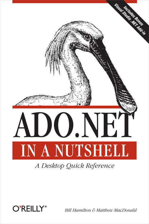 Book cover of ADO.NET in a Nutshell (In a Nutshell (O'Reilly))