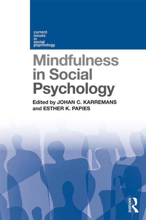 Book cover of Mindfulness in Social Psychology
