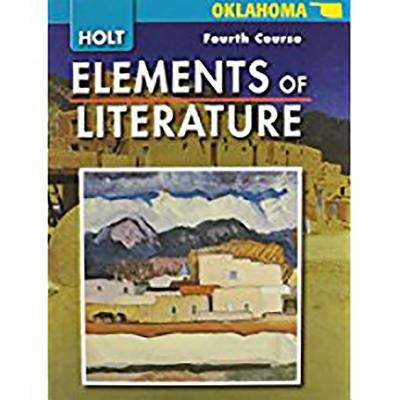 Book cover of Oklahoma Holt Elements of Literature: Fourth Course, Essentials of American Literature
