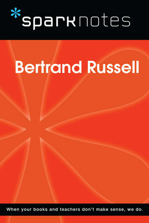 Book cover of Bertrand Russell (SparkNotes Philosophy Guide)