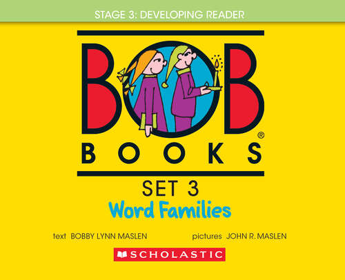 Book cover of Bob Books - Word Families | Phonics, Ages 4 and up, Kindergarten, First Grade: Word Families (Bob Books)