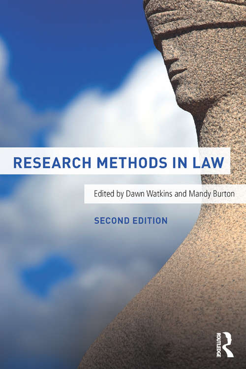 Book cover of Research Methods in Law