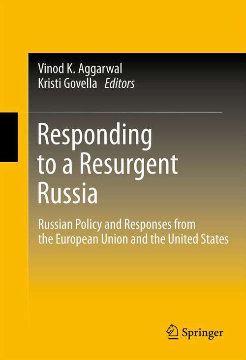 Book cover of Responding to a Resurgent Russia