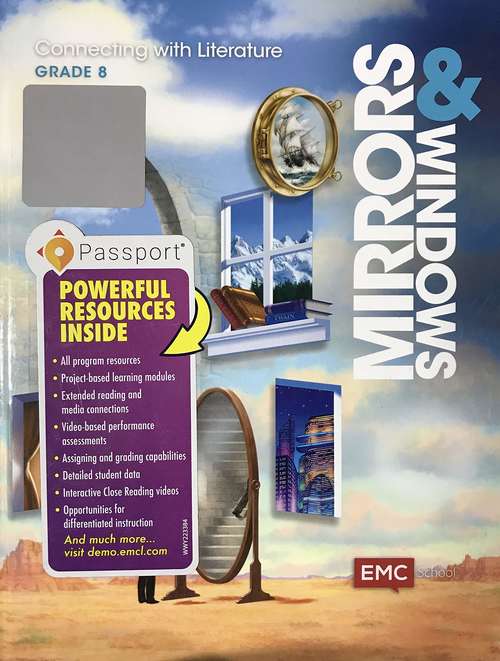 Book cover of Mirrors & Windows: Connecting with Literature, Grade 8