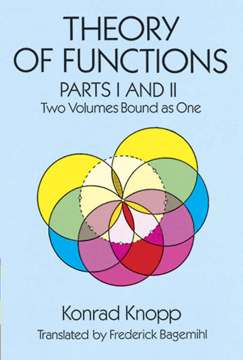 Book cover of Theory of Functions, Parts I and II (Dover Books on Mathematics)