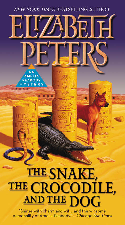 Book cover of The Snake, the Crocodile, and the Dog (Amelia Peabody Series #7)