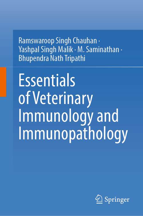 Book cover of Essentials of Veterinary Immunology and Immunopathology (2024)