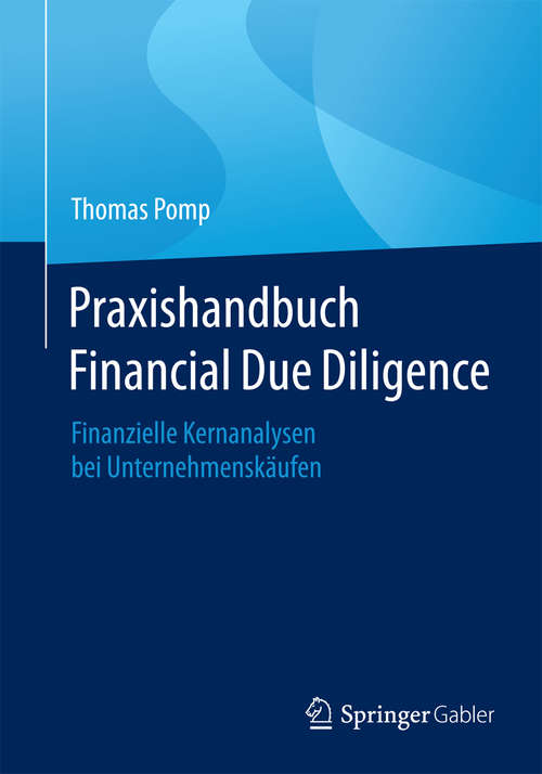 Book cover of Praxishandbuch Financial Due Diligence