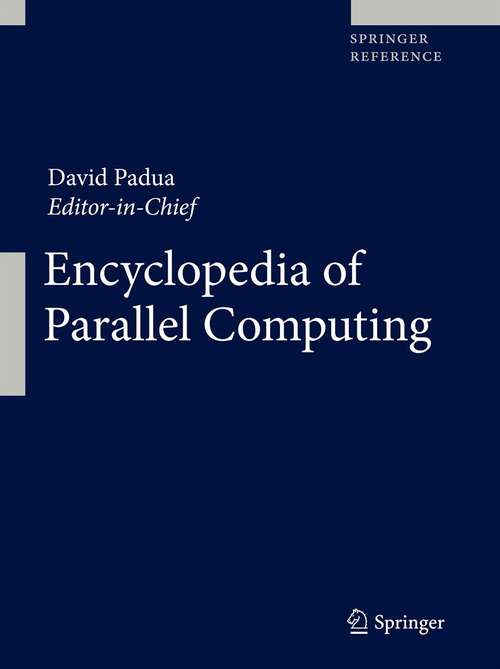 Book cover of Encyclopedia of Parallel Computing