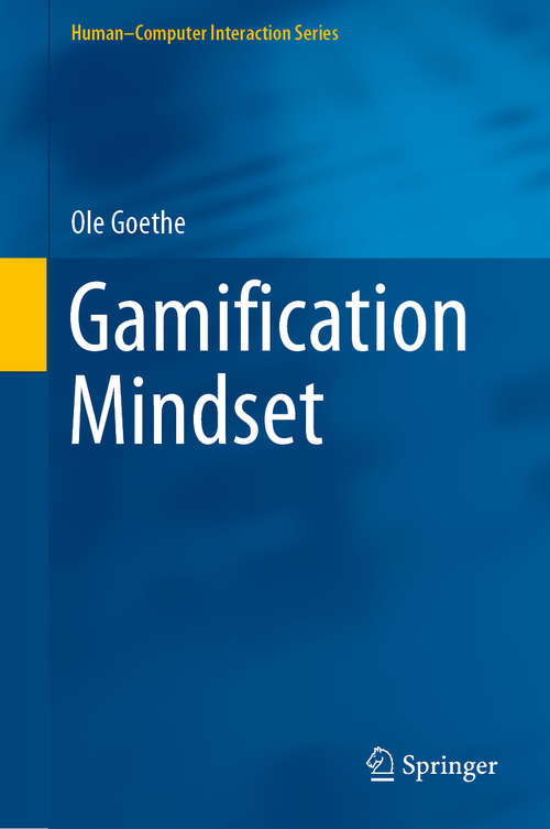 Book cover of Gamification Mindset (1st ed. 2019) (Human–Computer Interaction Series)