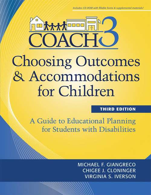 Coach 3: A Guide To Educational Planning For Students With Disabilities