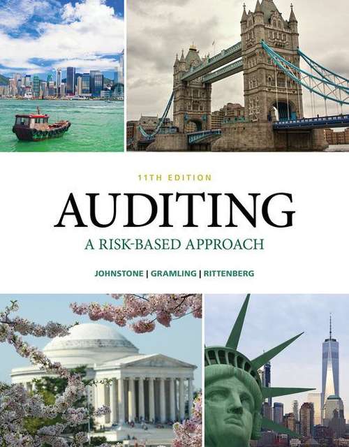 Book cover of Auditing: A Risk-Based Approach (Eleventh Edition)