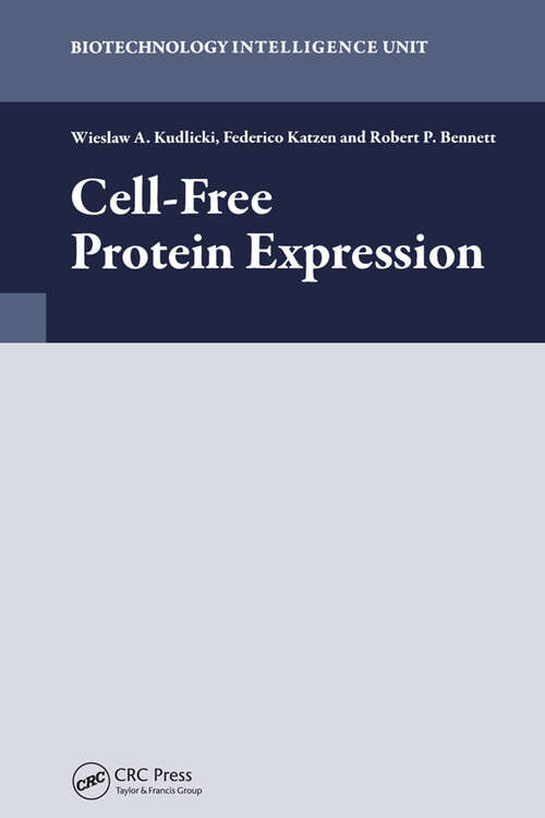Book cover of Cell-Free Protein Expression