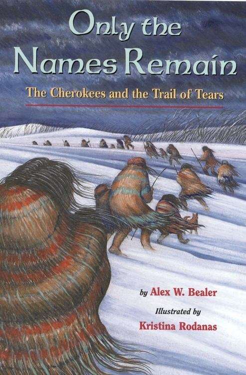 Book cover of Only the Names Remain: The Cherokees and the Trail of Tears