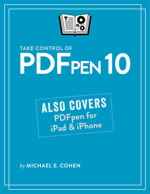 Take Control of PDFpen 10 (1.0)