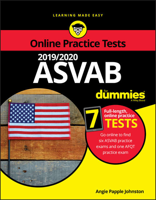 Book cover of 2019 / 2020 ASVAB For Dummies with Online Practice