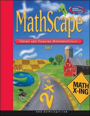 Book cover of MathScape: Seeing and Thinking Mathematically, Course 1