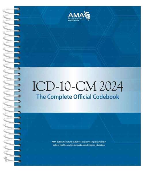 Book cover of ICD-10-CM 2024: The Complete Official Codebook (ICD-10-CM the Complete Official Codebook)