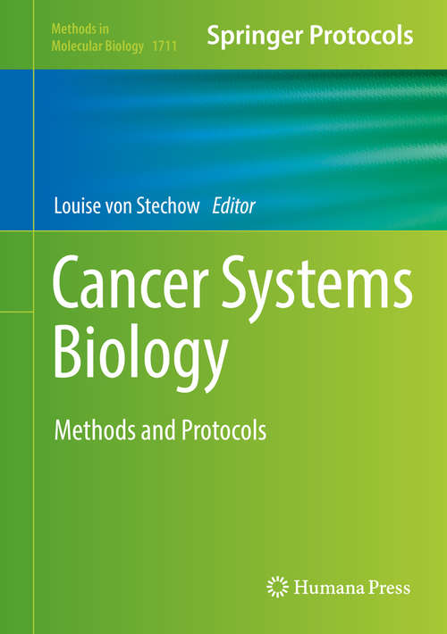 Book cover of Cancer Systems Biology