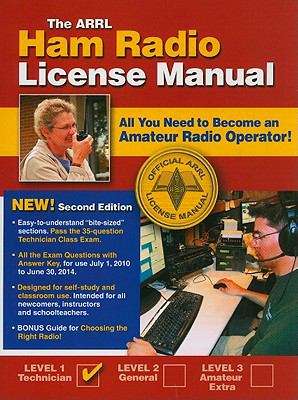 Book cover of The ARRL Ham Radio License Manual (2nd edition)