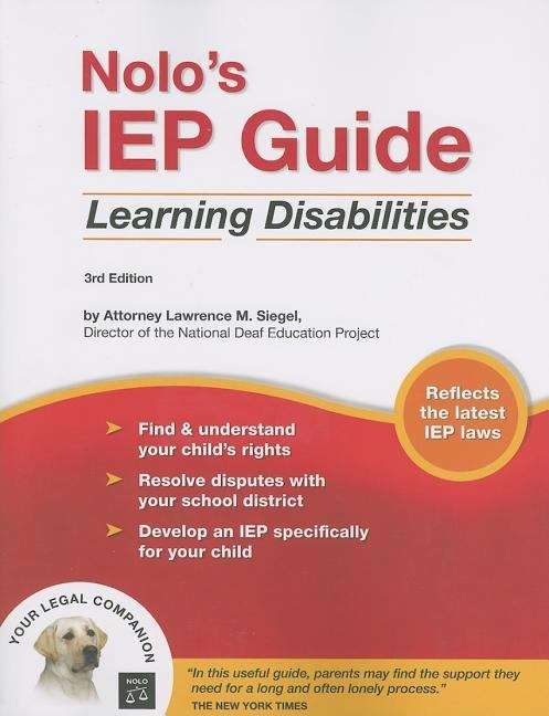 Book cover of IEP Guide: Learning Disabilities