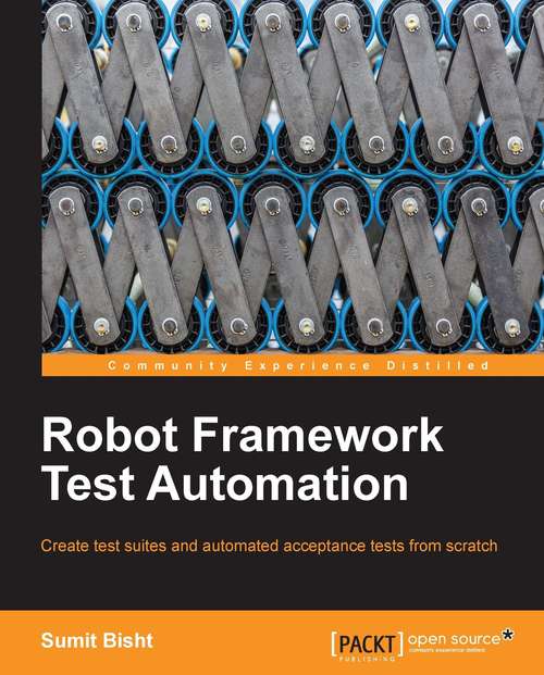 Book cover of Robot Framework Test Automation