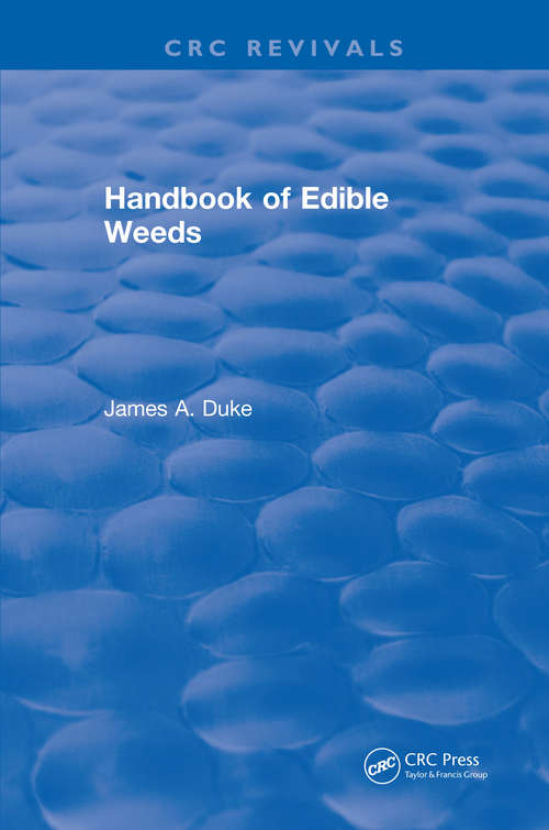 Book cover of Handbook of Edible Weeds: Herbal Reference Library (1999)