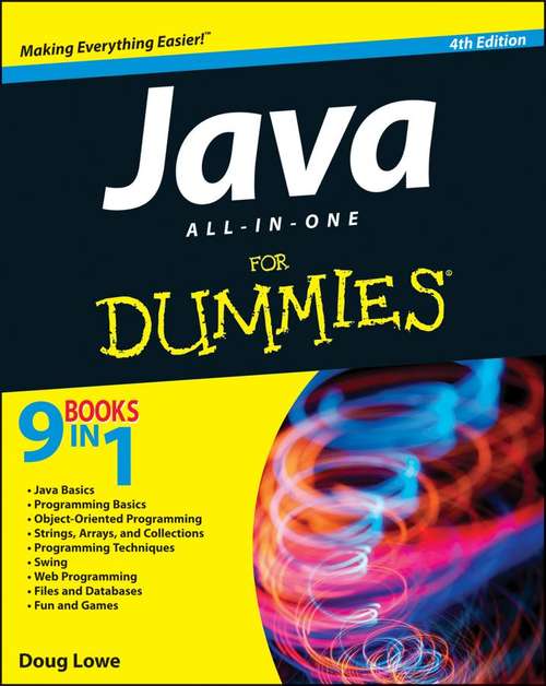 Book cover of Java All-in-One For Dummies