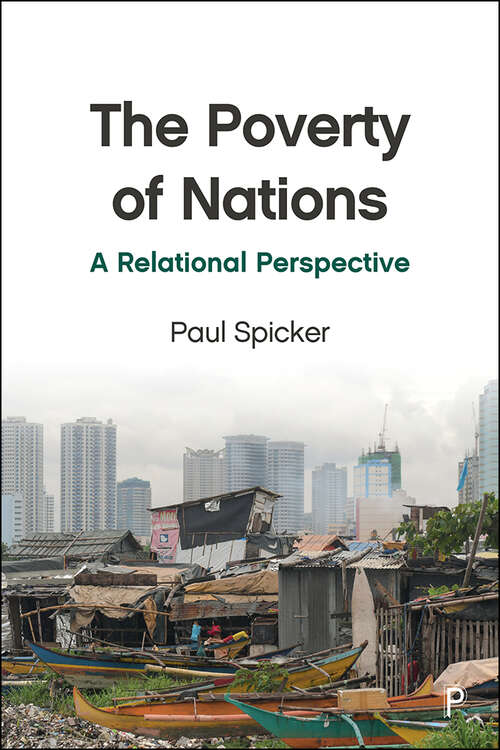 Book cover of The Poverty of Nations: A Relational Perspective