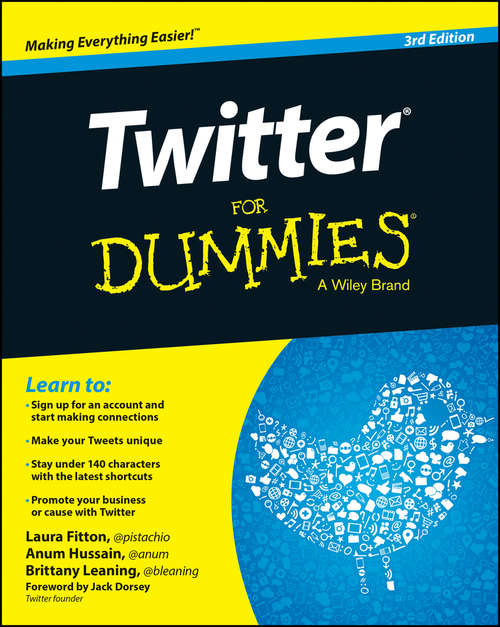 Book cover of Twitter For Dummies