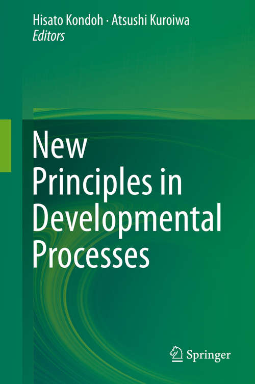 Book cover of New Principles in Developmental Processes