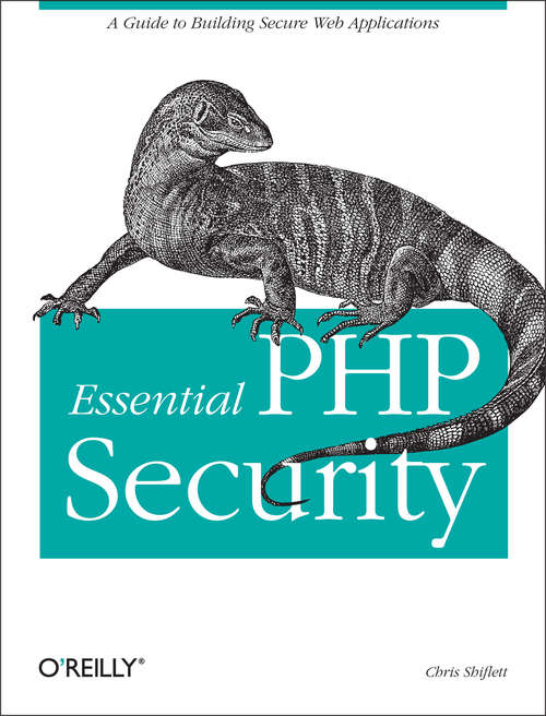 Book cover of Essential PHP Security